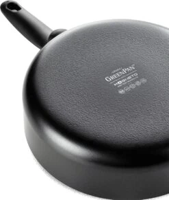 GreenPan Cambridge Hapjespan Met Deksel 28cm - Zwart - Inductie - PFAS-vrij -PannenPunt Aanbiedingen Winkel 1020x1200