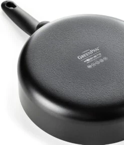 GreenPan Cambridge Hapjespan Met Deksel 28cm - Zwart - Inductie - PFAS-vrij -PannenPunt Aanbiedingen Winkel 1026x1200