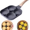 Alora 4-Delige Pannenkoekenpan - Pannenkoeken Maker - Cakemaker - Omeletpan - Omeletmaker - Eierpan - Koekjes Maker - 4-in-1 Pannenset