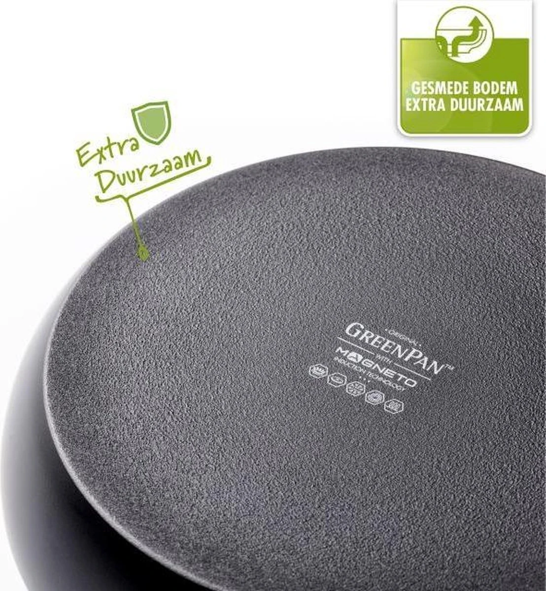 Greenpan Torino Keramische Wokpan - 28 Cm 5 Greenpan Torino Keramische Wokpan - 28 Cm - Afbeelding 5