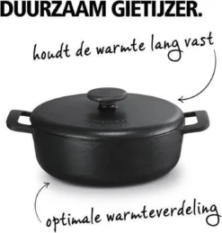 Brabantia The Dutch Braadpan - Matt Black - 28 Cm - Gietijzer -PannenPunt Aanbiedingen Winkel 1143x1200 1