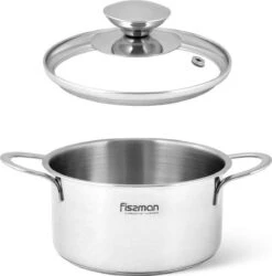 Fissman Bambino Kookpot Met Deksel - Ø 14cm -PannenPunt Aanbiedingen Winkel 1187x1200