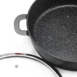 Cheffinger Steelpan Set 6-delig - 20-24-28cm - Zwart -PannenPunt Aanbiedingen Winkel 1191x1200 3