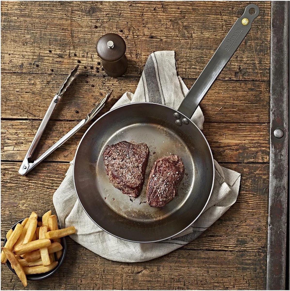 DeBuyer Mineral B Element Koekenpan - Ø 20 Cm 2 DeBuyer Mineral B Element Koekenpan - Ø 20 Cm - Afbeelding 2