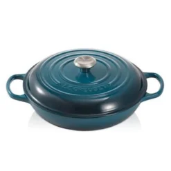 Le Creuset Braadpan Campagnard Signature Deep Teal - ø 30 Cm / 3.5 Liter -PannenPunt Aanbiedingen Winkel 1197x1200 9