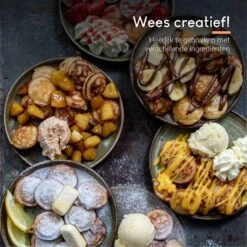 Ocina Poffertjespan – Combo Pack – 19 Poffertjes – Poffertjesmaker – Poffertjespan Inductie – Poffertjespan Electrisch – Gietijzeren Pan - Inclusief Doseerfles, Handvaten, 6x Poffertjesvorken En Invetkwast – Gratis Receptenboek 17 Ocina Poffertjespan – Combo Pack – 19 Poffertjes – Poffertjesmaker – Poffertjespan Inductie – Poffertjespan Electrisch – Gietijzeren Pan - Inclusief Doseerfles, Handvaten, 6x Poffertjesvorken En Invetkwast – Gratis Receptenboek -PannenPunt Aanbiedingen Winkel 1198x1200 19