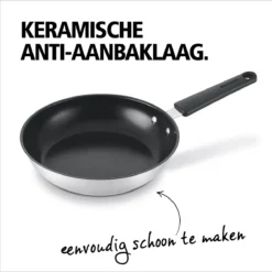 BRABANTIA ENJOYMENT Koekenpan - Keramische Antiaanbaklaag - Ø 24 Cm - Inductie - Pfas Vrij -PannenPunt Aanbiedingen Winkel 1198x1200 6