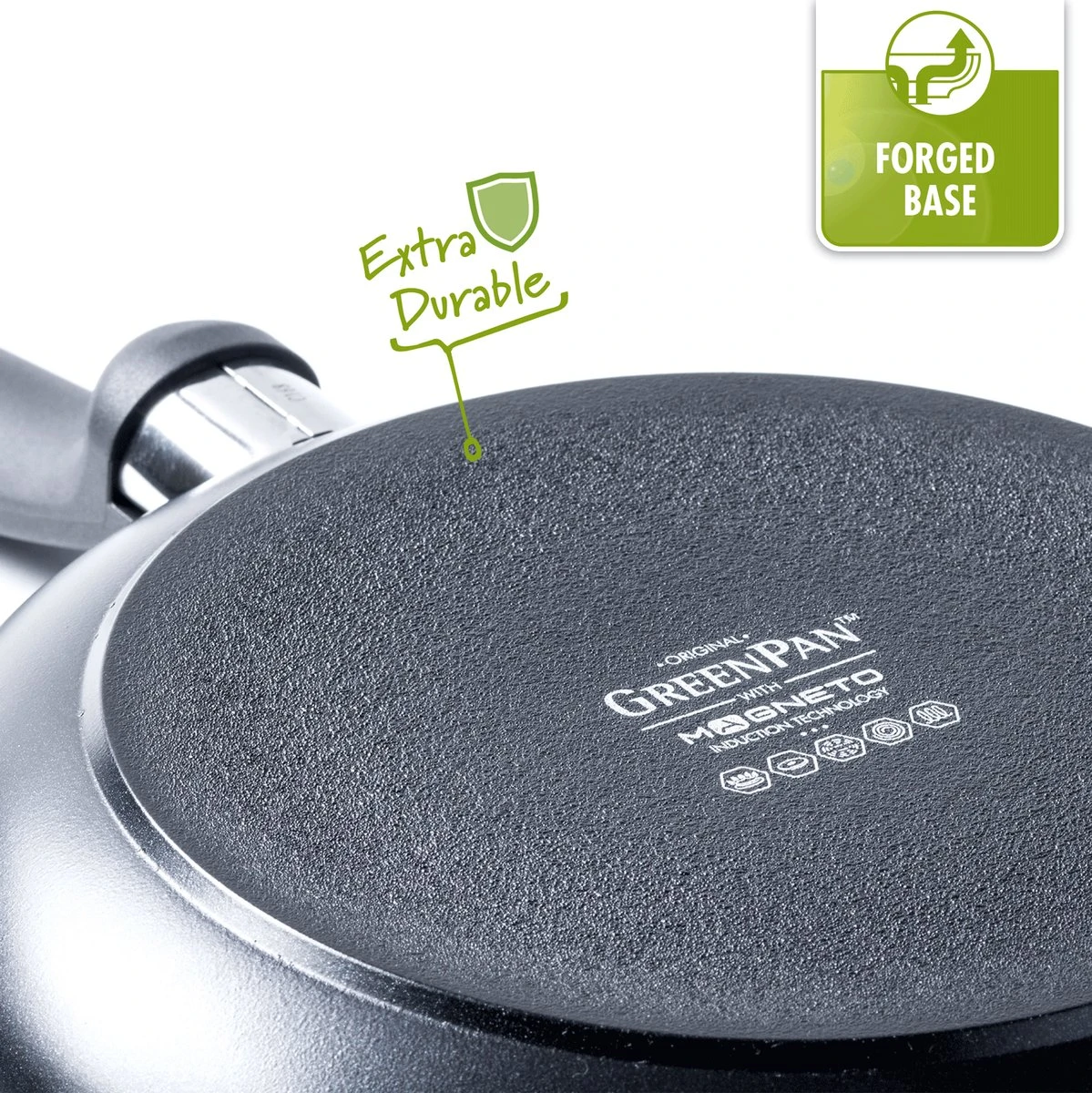 GreenPan Cambridge Grillpan 28cm - Zwart - Inductie - PFAS-vrij 5 GreenPan Cambridge Grillpan 28cm - Zwart - Inductie - PFAS-vrij - Afbeelding 5