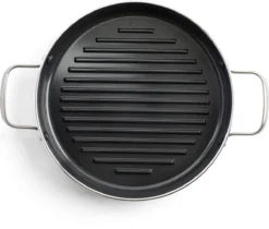 Dagelijkse Kost Keramische Grillpan - Ø28cm - PFAS-vrij - 2 Grepen -PannenPunt Aanbiedingen Winkel 1200x1021 1