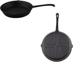 The Windmill Koekenpan Skillet Maxi 26 Cm Gietijzer Zwart -PannenPunt Aanbiedingen Winkel 1200x1026 1