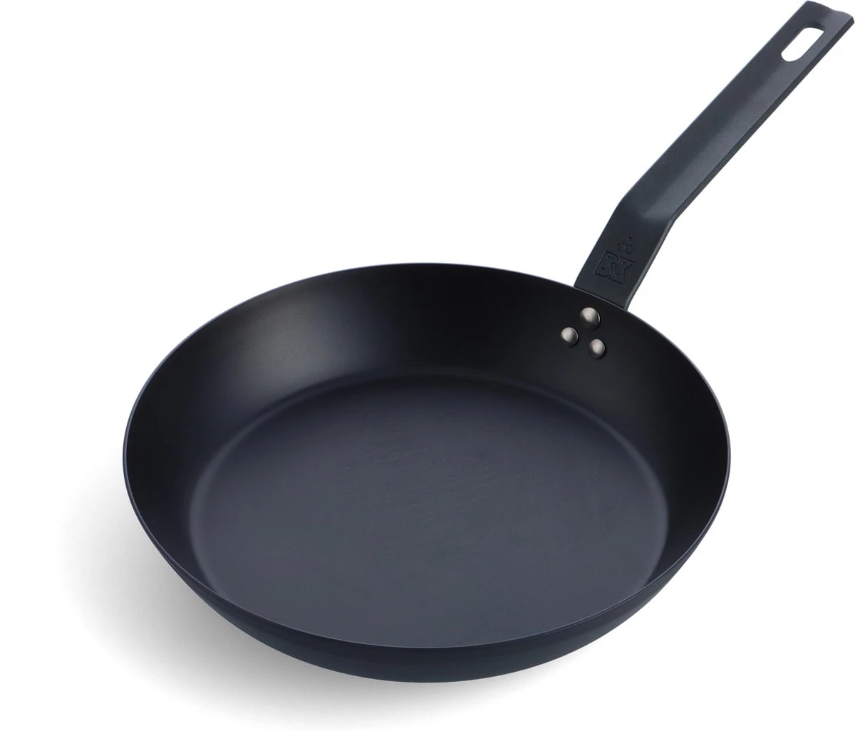 BK Solid Steel Koekenpan Ø 26 Cm - Plaatstaal - Inductie - BBQ 3 BK Solid Steel Koekenpan Ø 26 Cm - Plaatstaal - Inductie - BBQ - Afbeelding 3