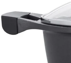 Royalty Line - Marble Soep/braadpan - Met Glazen Deksel Zwart - 20 CM. RL-BS20ML -PannenPunt Aanbiedingen Winkel 1200x1065