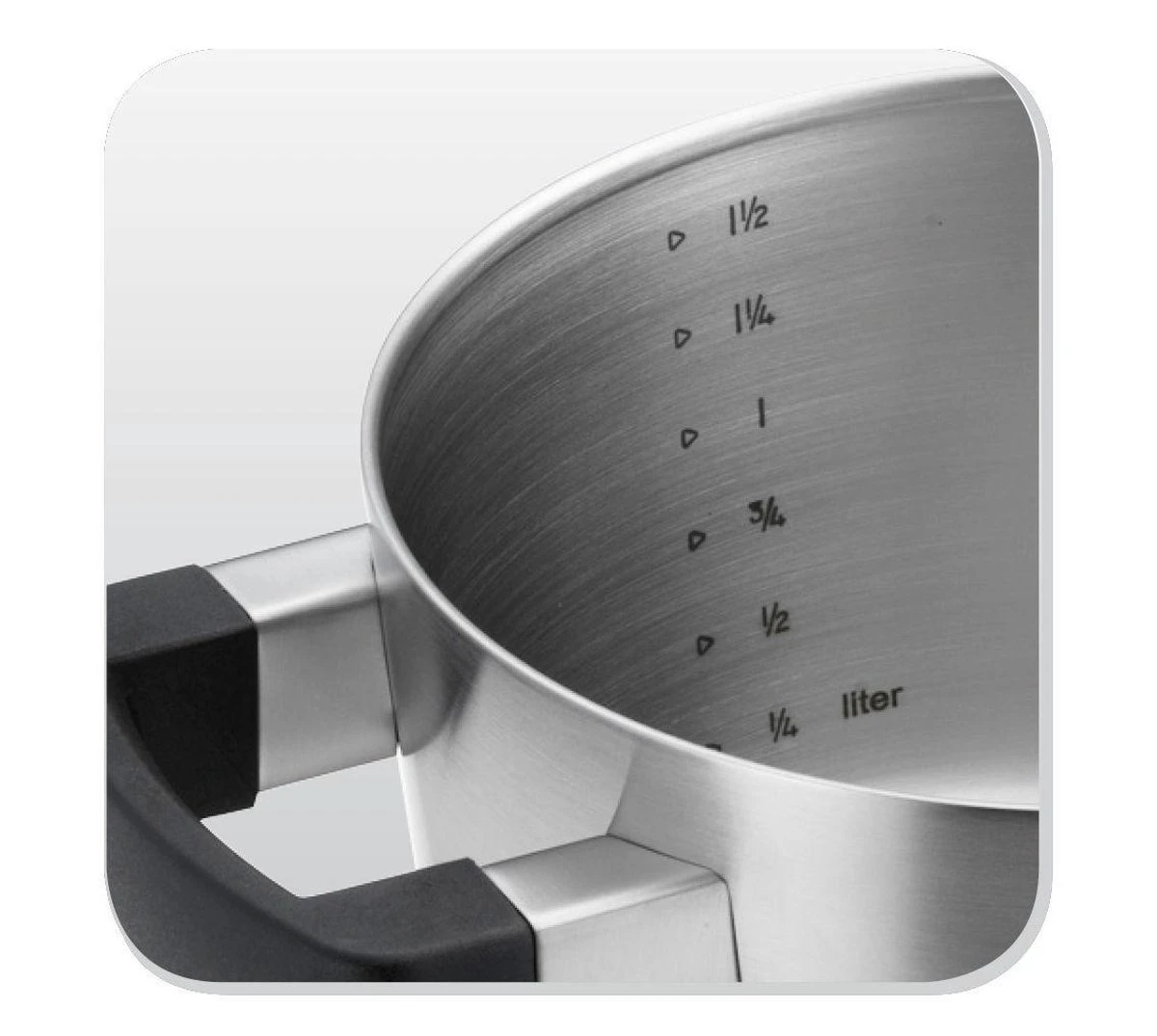 BK Conical Cool Glas Pannenset - 4-delig - RVS - Glazen Deksel - Inductie 5 BK Conical Cool Glas Pannenset - 4-delig - RVS - Glazen Deksel - Inductie - Afbeelding 5