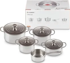 LE CREUSET - RVS Plus - Pannenset 5-delig -PannenPunt Aanbiedingen Winkel 1200x1080 1