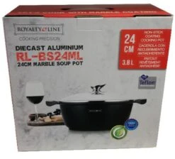 Royalty Line - Marble Soep/braadpan - Met Glazen Deksel Zwart - 24 CM. RL-BS24ML 22 Royalty Line - Marble Soep/braadpan - Met Glazen Deksel Zwart - 24 CM. RL-BS24ML -PannenPunt Aanbiedingen Winkel 1200x1086 2
