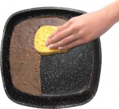 Herenthal Dubbele Grillpan - Ø 28 Cm - Koekenpan - Keramische Pan - Marmeren Coating Met Antiaanbaklaag - PFAS & PFOA Vrij - Pan - Grill - Vermindert Geur, Rook En Oliespatten - Zilver -PannenPunt Aanbiedingen Winkel 1200x1097