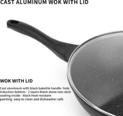 Swiss Pro+ - Marmeren Wokpan - Ø 30 Cm - Geschikt Voor Alle Warmtebronnen -PannenPunt Aanbiedingen Winkel 1200x1132