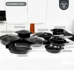 Westinghouse Performance Series - Koekenpan Inductie 28cm - Zwart - Geschikt Voor Alle Warmtebronnen Inclusief Inductie En Ovenbestendig -PannenPunt Aanbiedingen Winkel 1200x1138 3