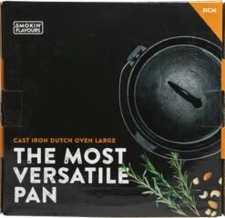 Merkloos Dutch Oven Medium Smokin' Flavours -PannenPunt Aanbiedingen Winkel 1200x1166 3