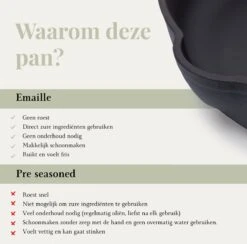 Belluci - Ø26cm - Koekenpan - Skillet + Deksel Geëmailleerde Gietijzeren Pan Voor BBQ En Inductie Incl. Accessoires - Hapjespan - Braadpan 8 Belluci - Ø26cm - Koekenpan - Skillet + Deksel Geëmailleerde Gietijzeren Pan Voor BBQ En Inductie Incl. Accessoires - Hapjespan - Braadpan -PannenPunt Aanbiedingen Winkel 1200x1187 3
