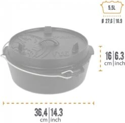 Petromax - Dutch Oven 5,5L/ft 6 - Zonder Pootjes 12 Petromax - Dutch Oven 5,5L/ft 6 - Zonder Pootjes -PannenPunt Aanbiedingen Winkel 1200x1191 3