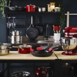 KitchenAid Stainless Steel Hapjespan Met Glazen Deksel ø28cm - RVS - Inductie - Anti-aanbak -PannenPunt Aanbiedingen Winkel 1200x1200 1017