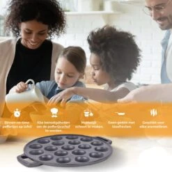 CuisiNoon® Poffertjespan Premium - Complete Poffertjesmaker Set - Inclusief Bakboek 11 CuisiNoon® Poffertjespan Premium - Complete Poffertjesmaker Set - Inclusief Bakboek -PannenPunt Aanbiedingen Winkel 1200x1200 1091