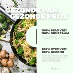 ISENVI Murray Keramische Grillpan 26 CM - RVS Greep -PannenPunt Aanbiedingen Winkel 1200x1200 1145