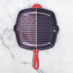 Cdealsz® Grillpan Gietijzer - Inductie - Rood - 28 Cm -PannenPunt Aanbiedingen Winkel 1200x1200 1205