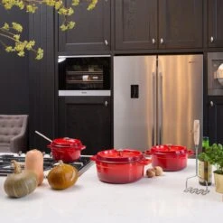 Sola Braadpan Gietijzer - Ø 20 Cm - Oranje/Rood - Gietijzer - Extra Zware Bodem 6 Sola Braadpan Gietijzer - Ø 20 Cm - Oranje/Rood - Gietijzer - Extra Zware Bodem -PannenPunt Aanbiedingen Winkel 1200x1200 1235