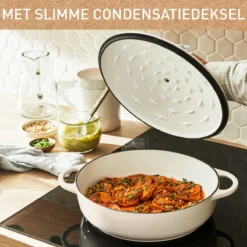 Tefal LOV Lage Braadpan - 3.8L - Ø28 Cm - Beige -PannenPunt Aanbiedingen Winkel 1200x1200 1237