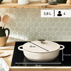 Tefal LOV Lage Braadpan - 3.8L - Ø28 Cm - Beige -PannenPunt Aanbiedingen Winkel 1200x1200 1238