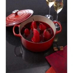 Le Creuset Gietijzeren Braadpan - 26cm 5,3 L - Kersenrood -PannenPunt Aanbiedingen Winkel 1200x1200 1242