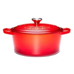 Le Creuset Gietijzeren Braadpan - 26cm 5,3 L - Kersenrood -PannenPunt Aanbiedingen Winkel 1200x1200 1246