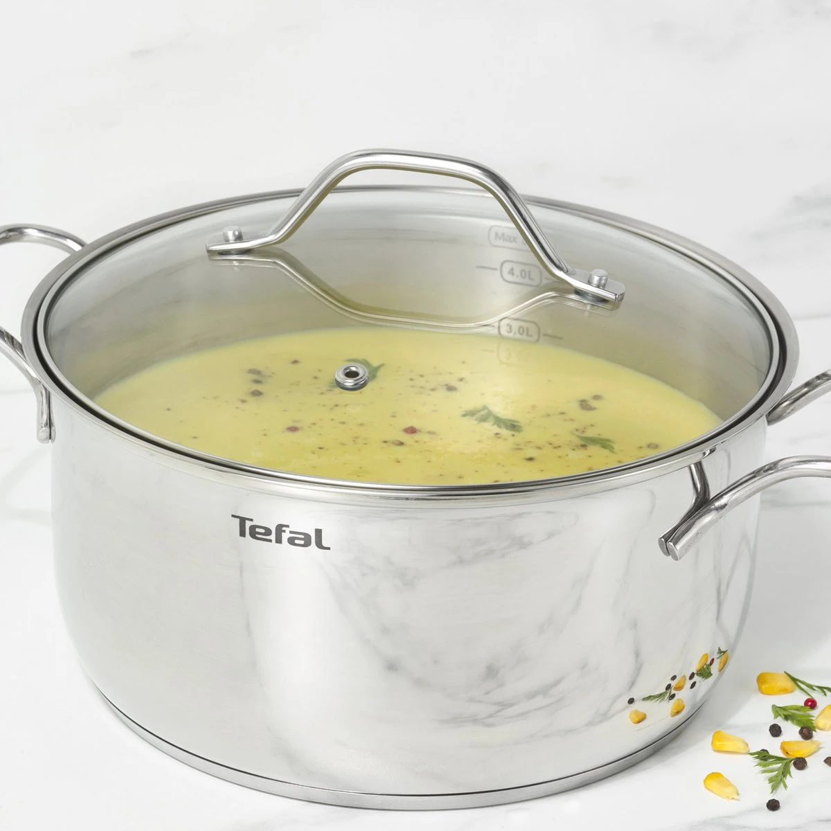 Tefal Intuition - Pannenset - 4-delig - Voor Alle Warmtebronnen, Ook Inductie 4 Tefal Intuition - Pannenset - 4-delig - Voor Alle Warmtebronnen, Ook Inductie - Afbeelding 4