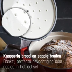 Daumonet Carême Rouge Gietijzeren Braadpan - Sudderpan Kersen Rood - Rond - Ø26 Cm - 4,4 Liter - PFAS & PFOA Vrij - Emaille - Geschikt Voor Alle Warmtebronnen - Elektrisch - Gas - Halogeen - Inductie - Keramisch - Vaatwasserbestendig 12 Daumonet Carême Rouge Gietijzeren Braadpan - Sudderpan Kersen Rood - Rond - Ø26 Cm - 4,4 Liter - PFAS & PFOA Vrij - Emaille - Geschikt Voor Alle Warmtebronnen - Elektrisch - Gas - Halogeen - Inductie - Keramisch - Vaatwasserbestendig -PannenPunt Aanbiedingen Winkel 1200x1200 1329