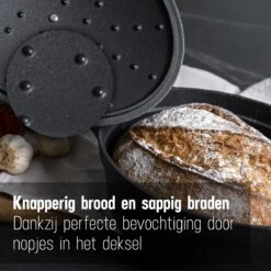 Gietijzeren Braadpan - Sudderpan Zwart Van Daumonet - Ovaal - Ø 29 Cm - 3 Liter - 100% PFAS & PFOA Vrij - Emaille - Geschikt Voor Alle Warmtebronnen - Elektrisch - Gas - Halogeen - Inductie - Keramisch - Vaatwasserbestendig 14 Gietijzeren Braadpan - Sudderpan Zwart Van Daumonet - Ovaal - Ø 29 Cm - 3 Liter - 100% PFAS & PFOA Vrij - Emaille - Geschikt Voor Alle Warmtebronnen - Elektrisch - Gas - Halogeen - Inductie - Keramisch - Vaatwasserbestendig -PannenPunt Aanbiedingen Winkel 1200x1200 1340