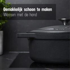 Gietijzeren Braadpan - Sudderpan Zwart Van Daumonet - Ovaal - Ø 29 Cm - 3 Liter - 100% PFAS & PFOA Vrij - Emaille - Geschikt Voor Alle Warmtebronnen - Elektrisch - Gas - Halogeen - Inductie - Keramisch - Vaatwasserbestendig 16 Gietijzeren Braadpan - Sudderpan Zwart Van Daumonet - Ovaal - Ø 29 Cm - 3 Liter - 100% PFAS & PFOA Vrij - Emaille - Geschikt Voor Alle Warmtebronnen - Elektrisch - Gas - Halogeen - Inductie - Keramisch - Vaatwasserbestendig -PannenPunt Aanbiedingen Winkel 1200x1200 1342