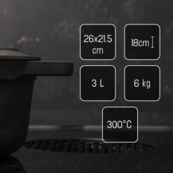 Gietijzeren Braadpan - Sudderpan Zwart Van Daumonet - Ovaal - Ø 29 Cm - 3 Liter - 100% PFAS & PFOA Vrij - Emaille - Geschikt Voor Alle Warmtebronnen - Elektrisch - Gas - Halogeen - Inductie - Keramisch - Vaatwasserbestendig 18 Gietijzeren Braadpan - Sudderpan Zwart Van Daumonet - Ovaal - Ø 29 Cm - 3 Liter - 100% PFAS & PFOA Vrij - Emaille - Geschikt Voor Alle Warmtebronnen - Elektrisch - Gas - Halogeen - Inductie - Keramisch - Vaatwasserbestendig -PannenPunt Aanbiedingen Winkel 1200x1200 1344