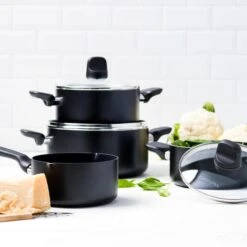 GreenPan Memphis Pannenset - 4-delig - Zwart - Inductie - PFAS-vrij -PannenPunt Aanbiedingen Winkel 1200x1200 136