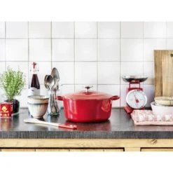 BK Bourgogne Braadpan Ø 28 Cm - Rood - Gietijzer - Inductie -PannenPunt Aanbiedingen Winkel 1200x1200 1382