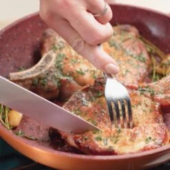 Livington Copper & Stone Pan - 24cm Koekenpan- Anti-aanbaklaag En Krasbestendig - Graniet Look - Binnenste Steenlaag Voor Perfecte Warmteverdeling - Geschikt Voor Ceran, Gas, Elektrisch, Inductie -PannenPunt Aanbiedingen Winkel 1200x1200 1428