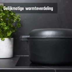 Daumonet Ducasse Gietijzeren Double Use Braadpan - Combi Sudderpan Zwart - 2-in-1 Bak- En Braadpan - PFAS & PFOA Vrij - Rond - Ø 26 Cm - 4,4 Liter - Emaille - Alle Warmtebronnen - Elektrisch - Gas - Halogeen - Inductie - Keramisch 15 Daumonet Ducasse Gietijzeren Double Use Braadpan - Combi Sudderpan Zwart - 2-in-1 Bak- En Braadpan - PFAS & PFOA Vrij - Rond - Ø 26 Cm - 4,4 Liter - Emaille - Alle Warmtebronnen - Elektrisch - Gas - Halogeen - Inductie - Keramisch -PannenPunt Aanbiedingen Winkel 1200x1200 1434