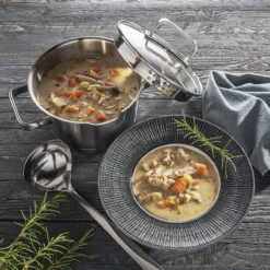 Sola Pannenset Diamond - 4 Delig - Ø 16,16,18,20 Cm - Zilver - RVS - Sandwichbodem -PannenPunt Aanbiedingen Winkel 1200x1200 195