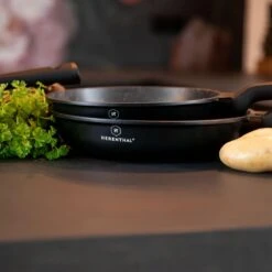 Herenthal Inductie Pannenset - Luxe 10-delige Koekenpanset - Voor Alle Warmtebronnen - Met Glazen Deksels En Koudgrepen - Zwart -PannenPunt Aanbiedingen Winkel 1200x1200 207