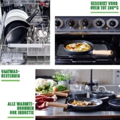 GreenChef Vintage Wokpan 28cm/3.7L - Zwart - Inductie - PFAS-vrij 14 GreenChef Vintage Wokpan 28cm/3.7L - Zwart - Inductie - PFAS-vrij -PannenPunt Aanbiedingen Winkel 1200x1200 215