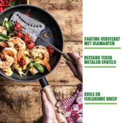 GreenChef Vintage Wokpan 28cm/3.7L - Zwart - Inductie - PFAS-vrij 15 GreenChef Vintage Wokpan 28cm/3.7L - Zwart - Inductie - PFAS-vrij -PannenPunt Aanbiedingen Winkel 1200x1200 216