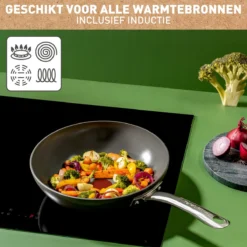 Tefal Renew+ Keramische Wokpan - Ø 28 Cm 20 Tefal Renew+ Keramische Wokpan - Ø 28 Cm -PannenPunt Aanbiedingen Winkel 1200x1200 362