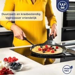 Westinghouse Black Marble - Pannenkoekenpan Inductie - Ø 28 Cm - Zwart Marmer 11 Westinghouse Black Marble - Pannenkoekenpan Inductie - Ø 28 Cm - Zwart Marmer -PannenPunt Aanbiedingen Winkel 1200x1200 396