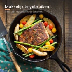 Ocina Gietijzeren Pan – ø30,5cm - Skillet - Koekenpan – Hapjespan – Koekenpan Inductie – Koekenpannenset - Gietijzeren Pan Bbq - Gietijzer 15 Ocina Gietijzeren Pan – ø30,5cm - Skillet - Koekenpan – Hapjespan – Koekenpan Inductie – Koekenpannenset - Gietijzeren Pan Bbq - Gietijzer -PannenPunt Aanbiedingen Winkel 1200x1200 408